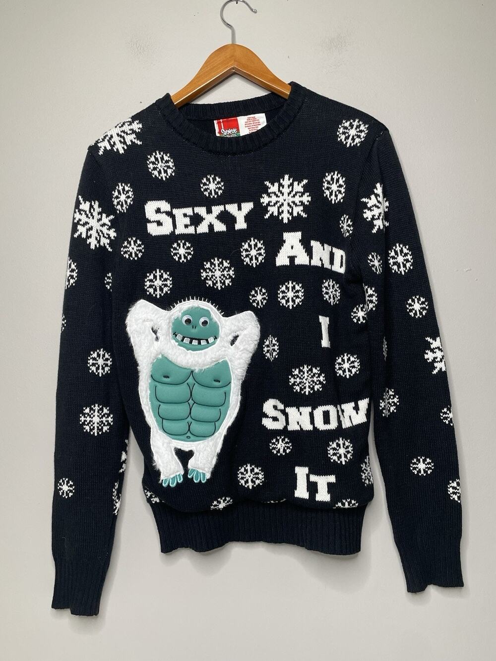 Spencer’s Sexy And I Snow It Light Up Ugly Christmas Sweater Adult S Yeti